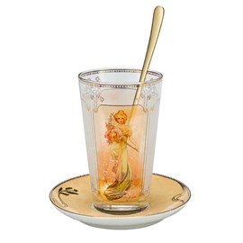 Latte Macchiato Set Printemps Mucha