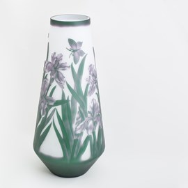 Vase en verre Iris